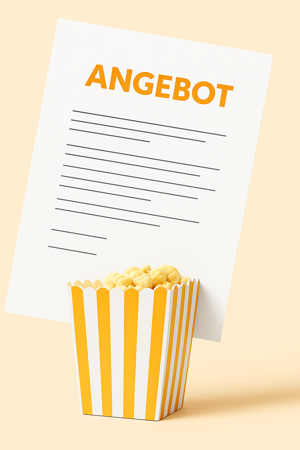 PDF-offerte voor bedrukte popcornverpakkingen