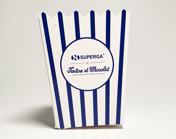 Voorbeelden van bedrukte popcornverpakkingen